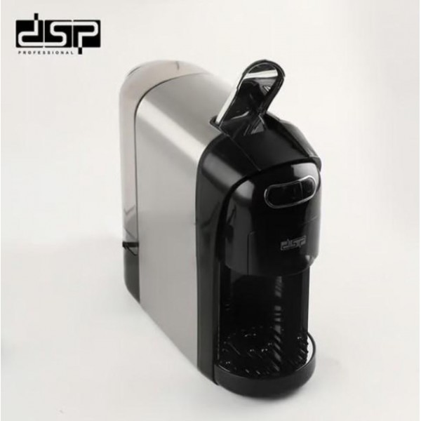Капсульная кофеварка 3 в 1 DSP KA 3118 1400Вт 20 бар для 3 видов капсул Серебристый с черным