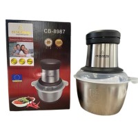 Измельчитель кухонный Crownberg CB-8987 2 л Металл Блендер с чашей чоппер для мяса овощей кухонный комбайн 