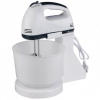 Міксер ручний з чашею 7 режимів 300 Вт Crownberg CB-7320 White