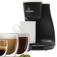 Кавоварка Crownberg CB 1568 краплинна 500 Вт ударостійкий пластик чорний (CB-1568_3444)