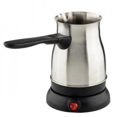 Электрическая турка с ручкой Crownberg CB-9217 в металлическом корпусе 0,5л электротурка на подставке с кнопкой