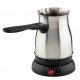 Электрическая турка с ручкой Crownberg CB-9217 в металлическом корпусе 0,5л электротурка на подставке с кнопкой