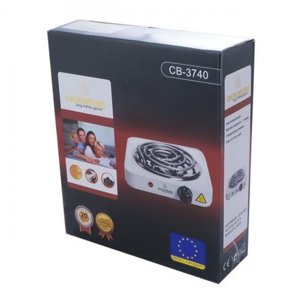 Настольная Электрическая Плита Crownberg Cb 3740 1000Вт