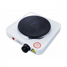 Плита настольная электрическая Crownberg CB-3742 дисковая одна комфорка 1000 Вт Белая (CB 3742)