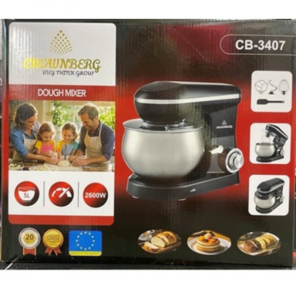 Тестомесильная машина Crownberg CB-3407 2600Вт