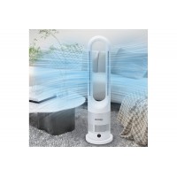 Напольный куллер/вентилятор Germatic БЕЗЛОПОСТНОЙ (AM-030JR) (Зима-лето, LED, 1200W, сенсор, пульт ДУ, автоповорот 80°)