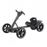 Дитячий електромобіль GO KART F1 з пультом, EVA-колеса, Bluetooth, музика, 390 Вт чорний