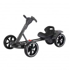 Дитячий електромобіль GO KART F1 з пультом, EVA-колеса, Bluetooth, музика, 390 Вт чорний