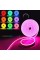Умная гибкая LED Neon RGB неоновая лента шланг 2 метров от USB управление цветами режимами с телефона Bluetooth приложением и пульт