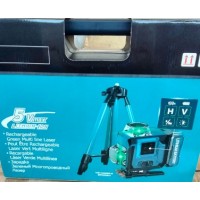 Аккумуляторный лазерный Makita нивелир SK700GDZ 4D-16 линейный уровень со штативом