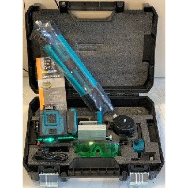 Аккумуляторный лазерный Makita нивелир SK700GDZ 4D-16 линейный уровень со штативом