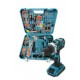 Ударный акумуляторный шуруповерт Makita DF550DWE (24V 5A/h Li-Ion) 