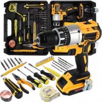 Шурупокрут ударний DeWALT DCD791 (24V 5A/h Li-Ion) з великим набором інструментів