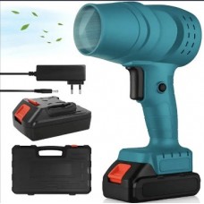 Воздуходувка Ветродуйка Синяя аккумуляторная 200 км/ч до 40 минут