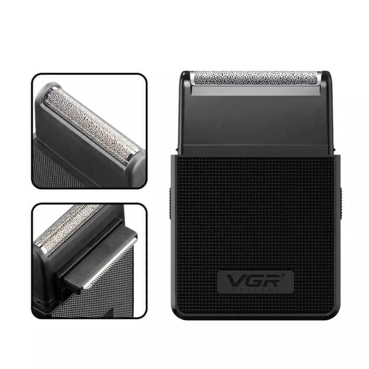 Электробритва VGR V-376 BLACK шейвер, выдвижной триммер
