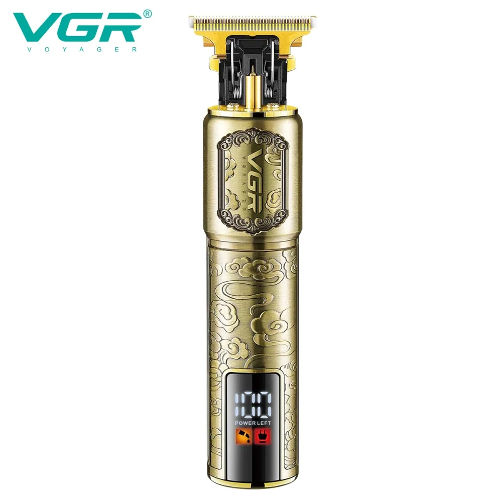 Триммер VGR V-073, 4 насадки, LED display