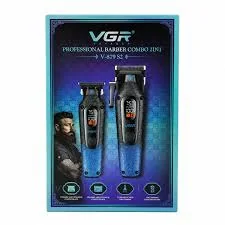 Набор профессиональный 2 в 1 для стрижки VGR 879 S2 BLUE/BLACK