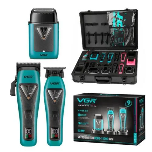 Набір професійний VGR 035 S3 GREEN/BLACK (10730)