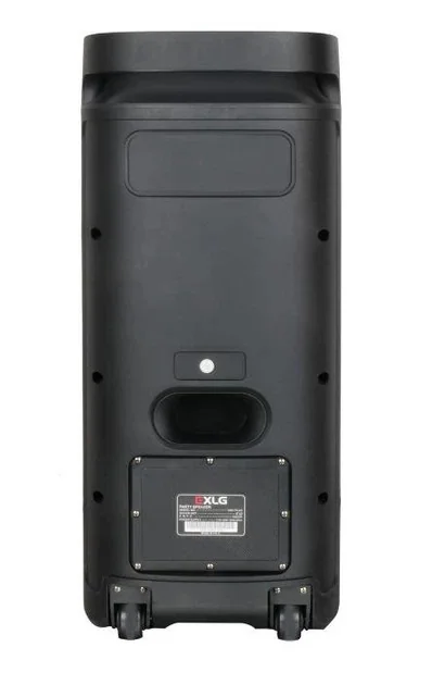 Акустическая переносная Bluetooth колонка GD-2890 с двумя радиомикрофонами 2*8" 60 Вт FM, USB, AUX, RGB