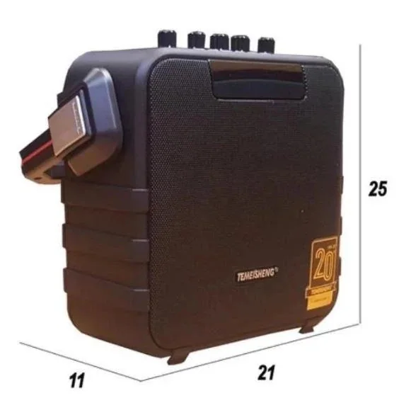 Переносная Bluetooth колонка Temeisheng SL05-26 с микрофоном Портативная акустика 50 Вт 5"
