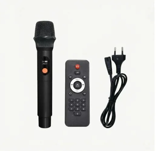 Акустическая переносная Bluetooth колонка Gedi-G GD-928 с радиомикрофоном 8" 40 Вт FM, USB, AUX, RGB