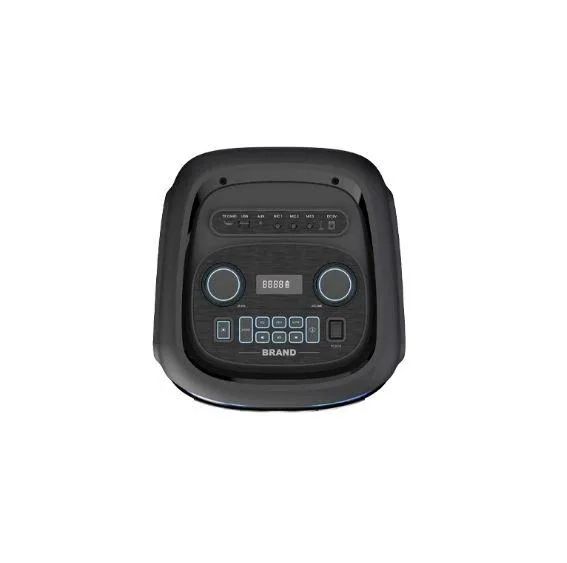 Акустическая переносная Bluetooth колонка Gedi-G GD-1016 с радиомикрофоном 2*10" 100 Вт FM, USB, AUX, RGB
