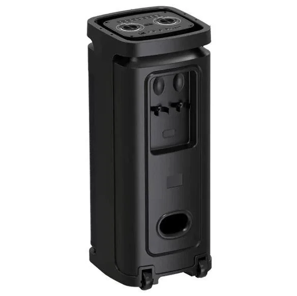Акустическая переносная Bluetooth колонка Gedi-G GD-2858 с двумя радиомикрофонами 2*8" 160 Вт FM, USB, AUX, RGB