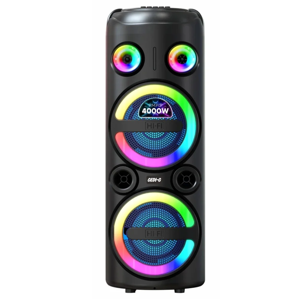 Аккумуляторная Bluetooth-колонка, 4000 мАч, RGB, MCM-8860A, Черная