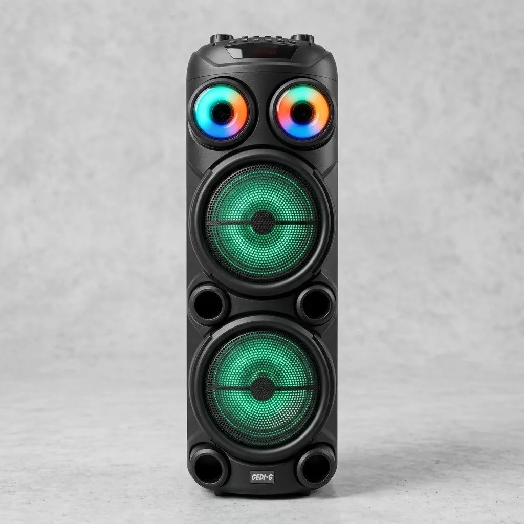 Портативная Bluetooth-колонка 9000 Вт, микрофон, пульт, MCM-8818A, Черный