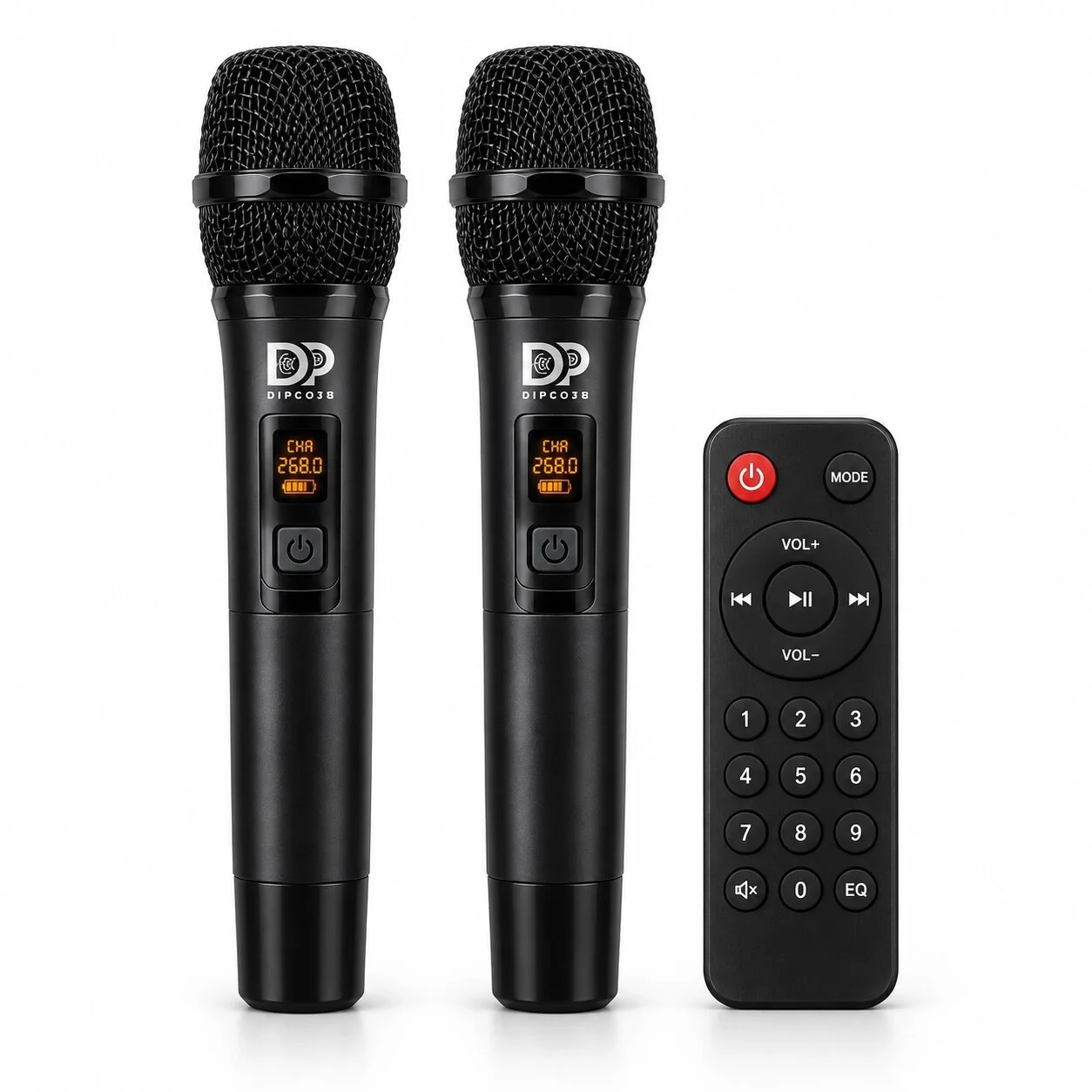 Портативная Bluetooth-колонка, 2 микрофона, RGB, DP-2837, Черная